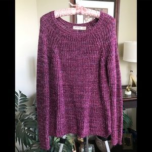 Purple-pink sweater (M 8-10)